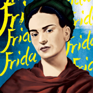 Apercu de l'illustration du portrait de Frida Kahlo