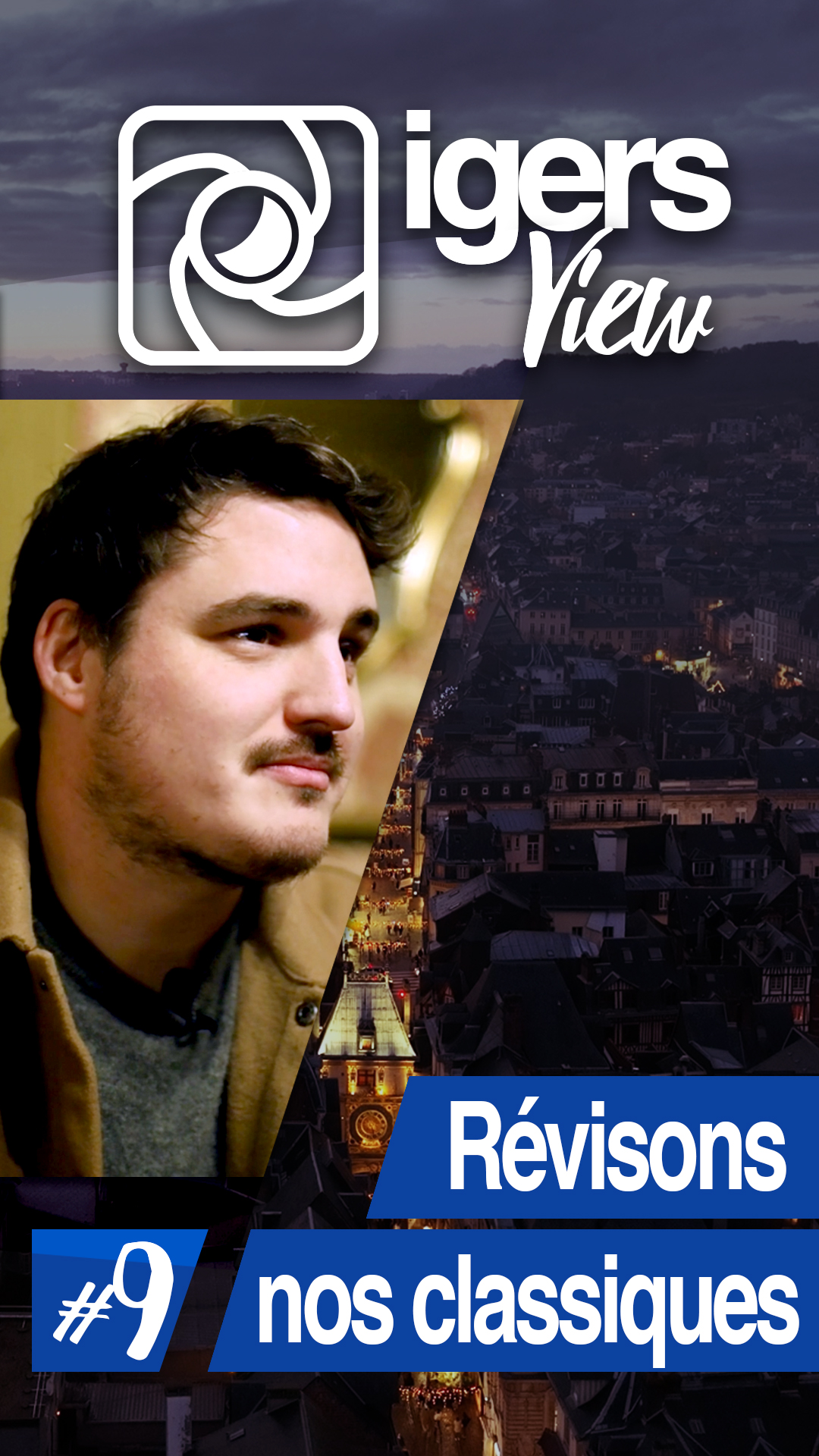 Couverture pour les Instagram présentant l'IgersView (Interview réalisé par IgersRouen) de Guillaume Benoît de Révisons Nos Classiques