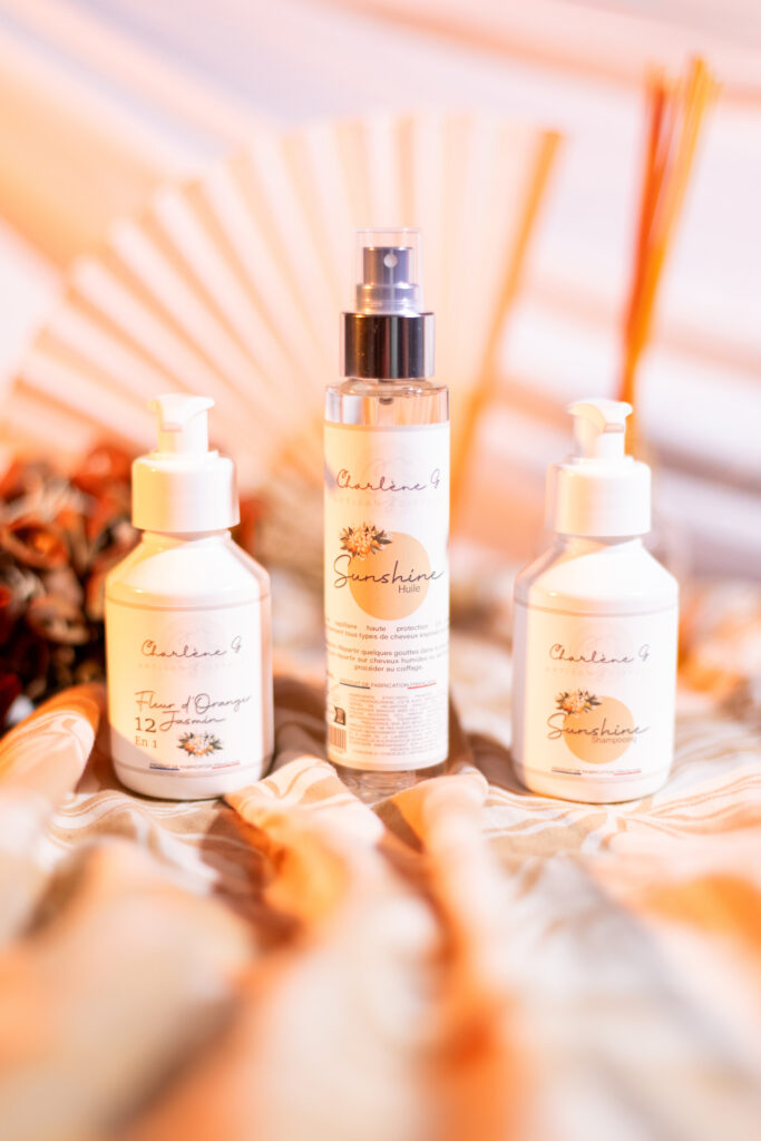 Photo de produits cosmétique pour la coiffeuse Charlène G.