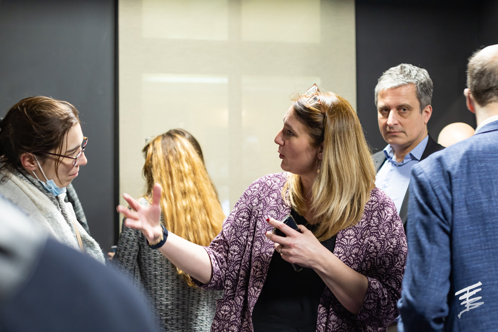 Photo prise lors d'un événement avec les collaborateurs de la société juridique CG2M