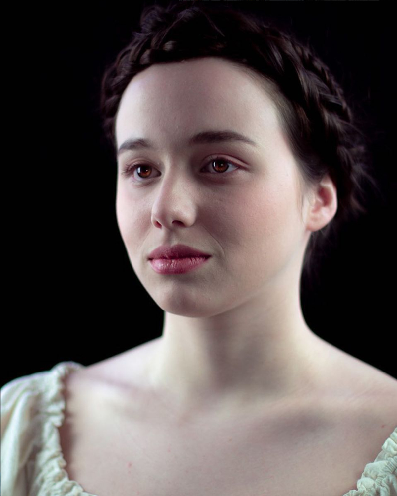 Portrait d'une représentation de Jeanne d'Arc en "Pucelle"