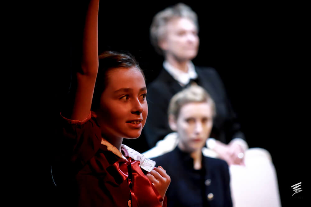 Photo prise lors de la pièce de Théâtre "Cellule de Crise"