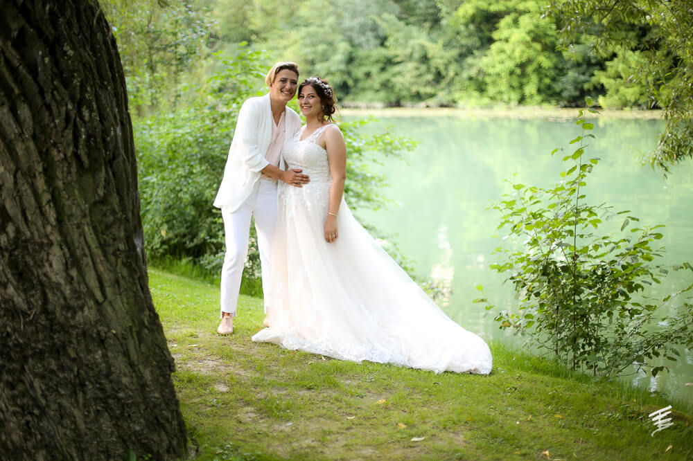 Photo des mariées Mélania et Stephanie