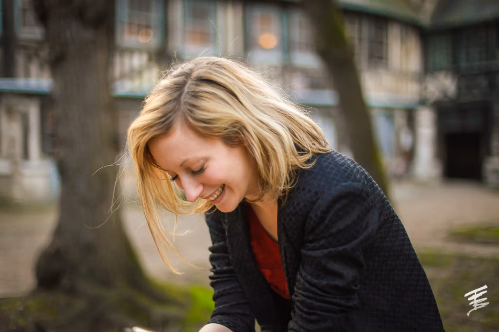 Photo d'un shooting avec Marine C. pour son book