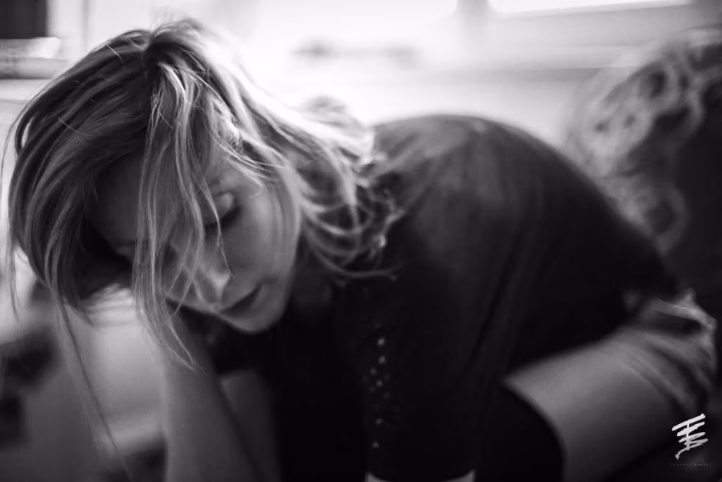 Photo d'un shooting avec Marine C. pour son book