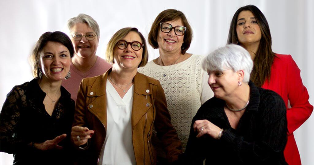 Photos des femmes de l'équipe du Cabinet Courel