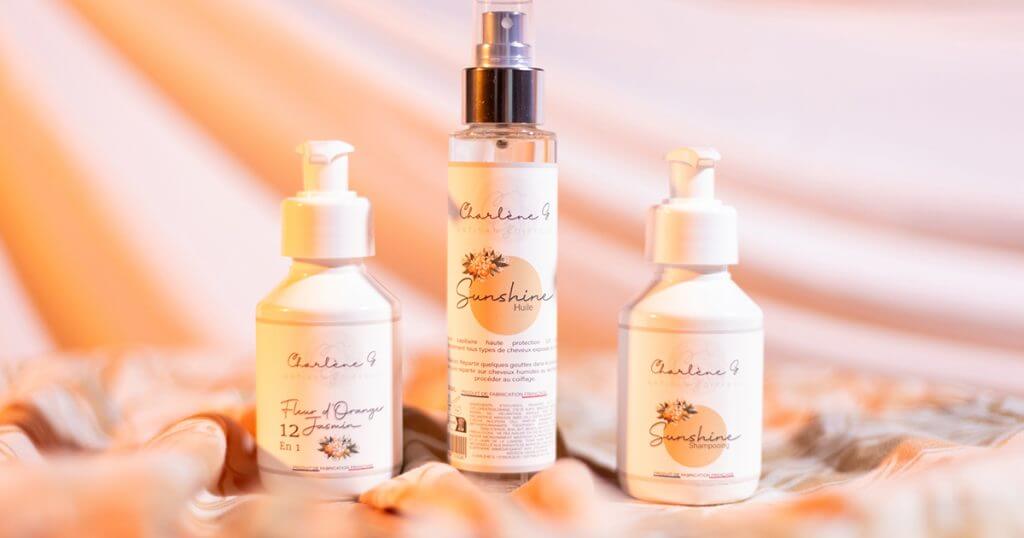 Photo de produits de cosmétique pour la coiffeuse Charlène G.